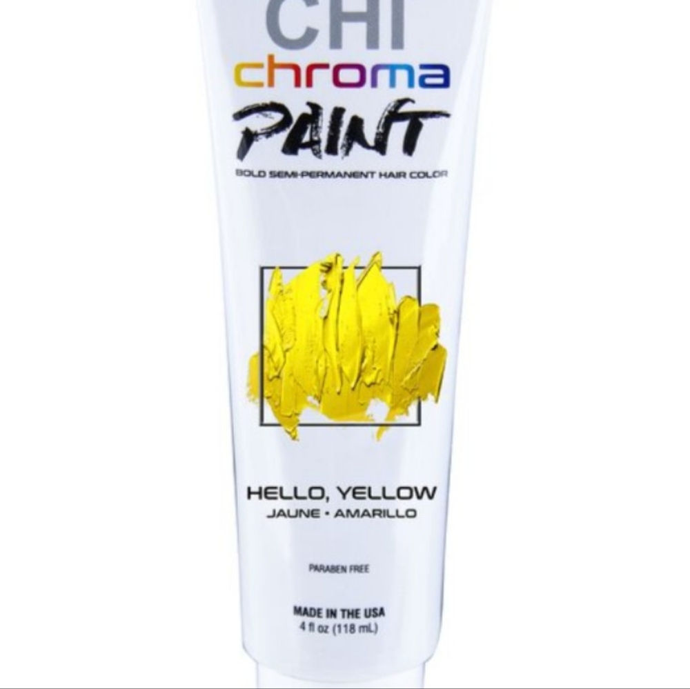 Hellow Yellow Chroma Paint Semi Permanent Hair Color